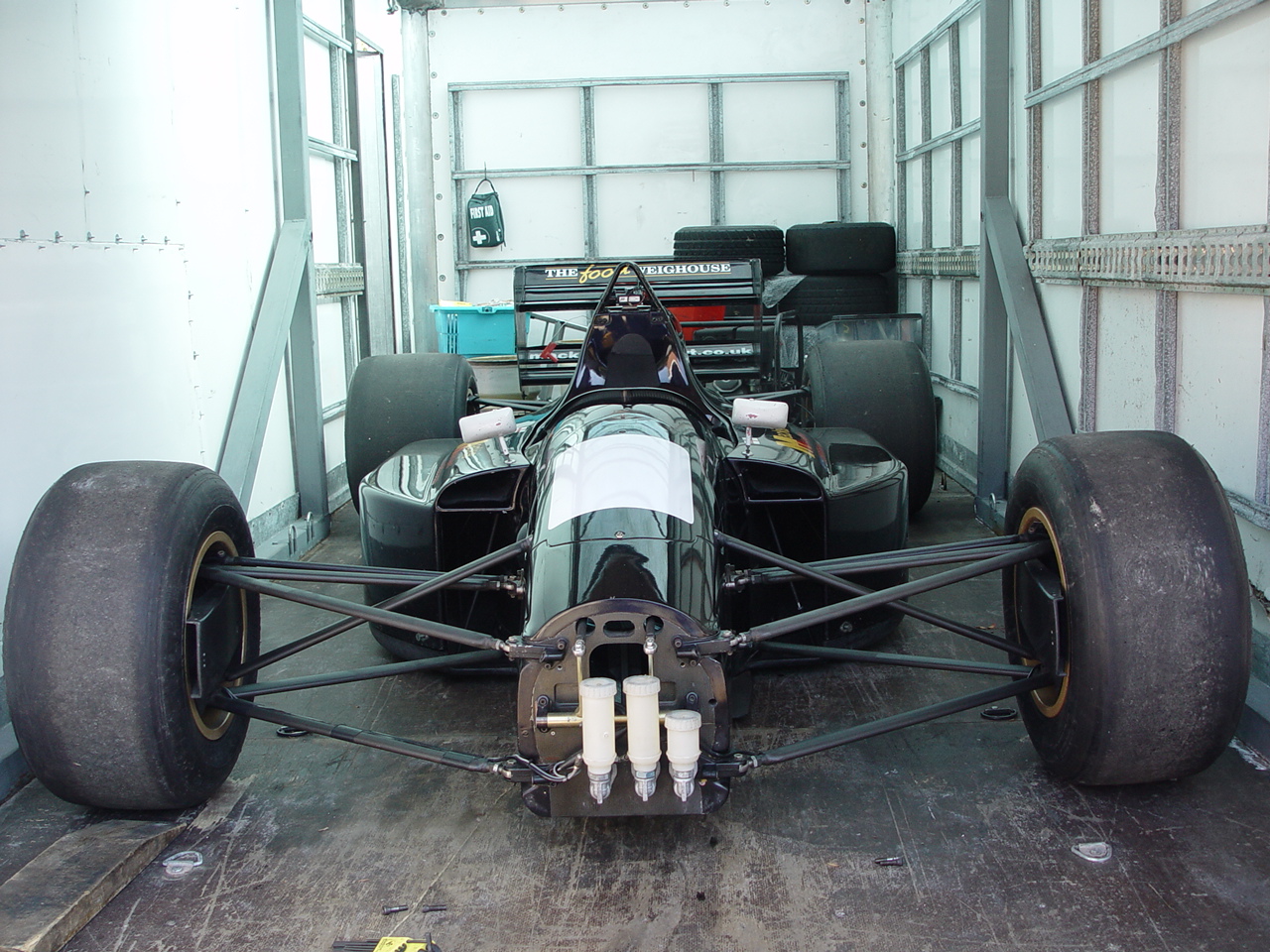 Mercedes 814 truck race car transporter #2